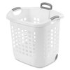 Sterilite White Plastic Laundry Basket 12248004